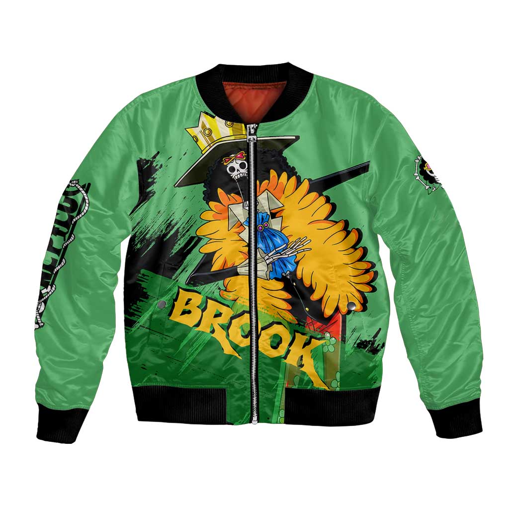 Brook - One Piece Bomber Jacket Anime Style