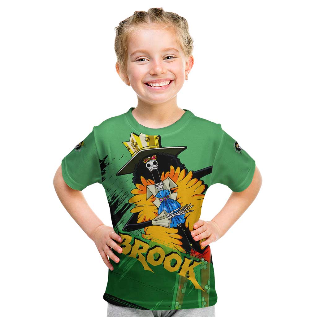 Brook - One Piece Kid T Shirt Anime Style