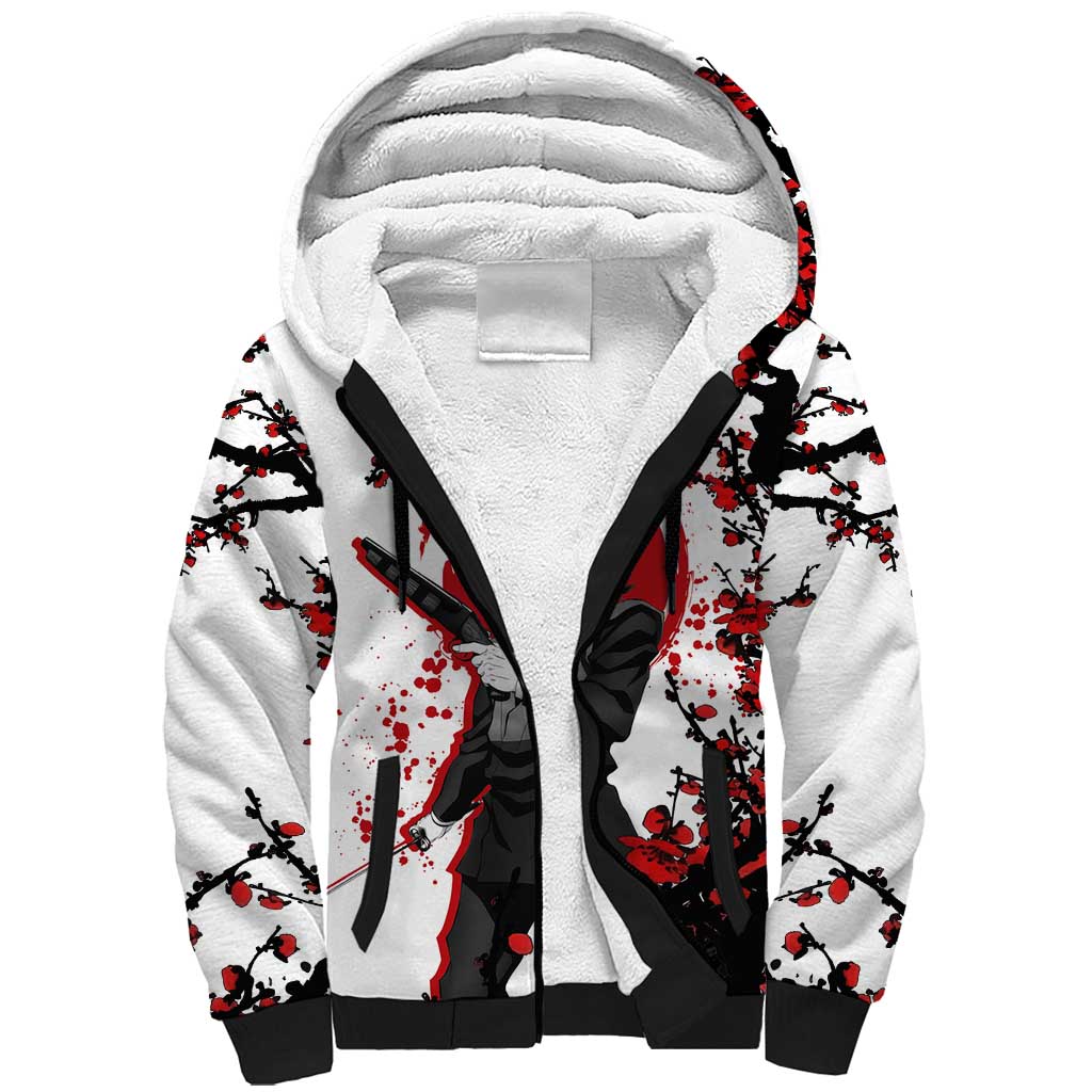 Shinazugawa Genya - Demon Slayer Sherpa Hoodie Anime Japan Style