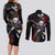 Shinazugawa Genya - Demon Slayer Couples Matching Long Sleeve Bodycon Dress and Long Sleeve Button Shirt Anime Japan Style