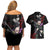 Shinazugawa Genya - Demon Slayer Couples Matching Off Shoulder Short Dress and Hawaiian Shirt Anime Japan Style