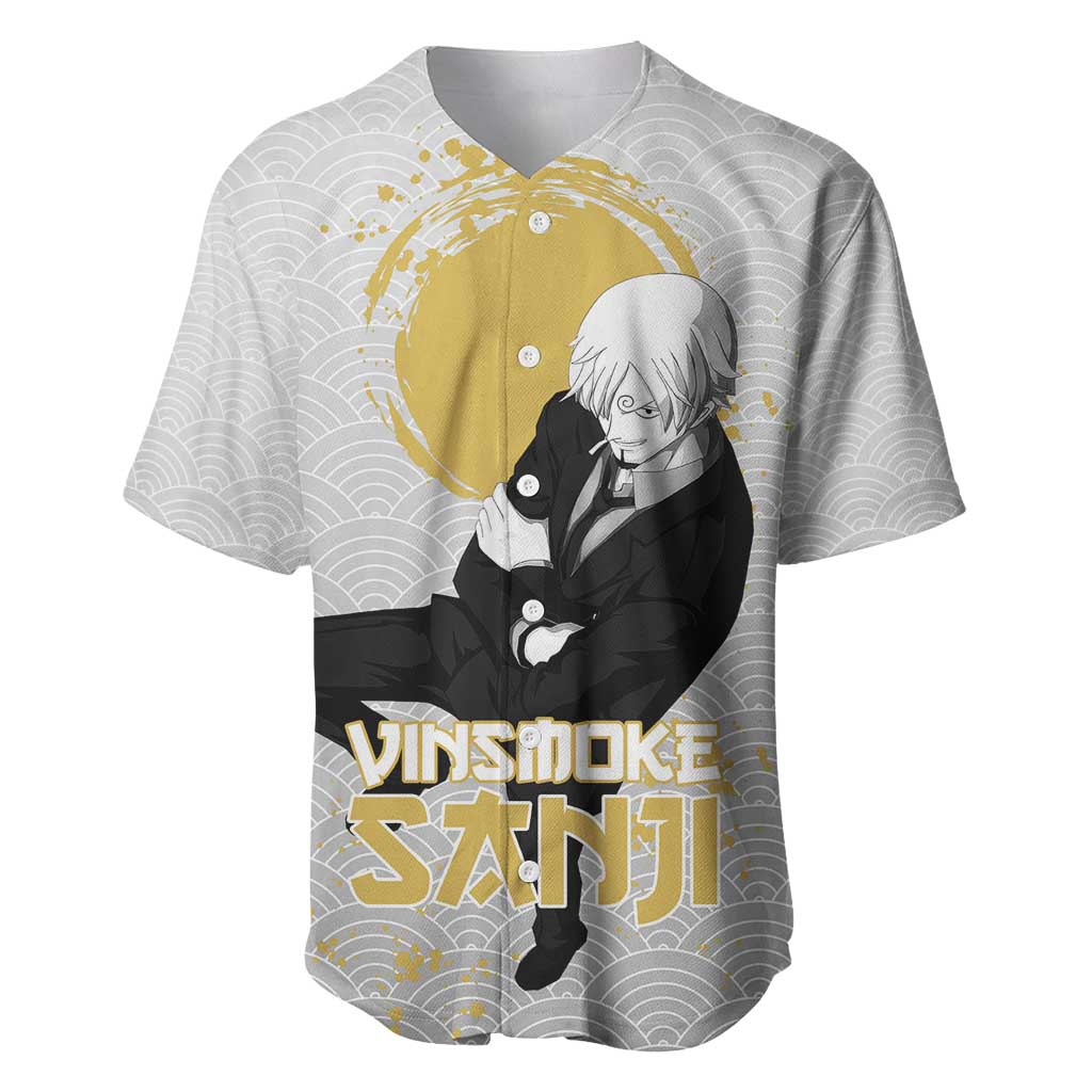 Sanji - One Piece Baseball Jersey Anime Style