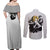 Sanji - One Piece Couples Matching Off Shoulder Maxi Dress and Long Sleeve Button Shirt Anime Style