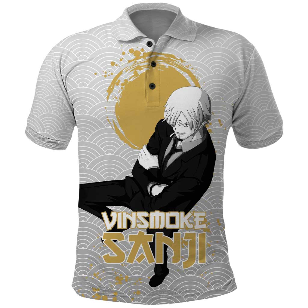 Sanji - One Piece Polo Shirt Anime Style