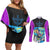 Marco - One Piece Couples Matching Off Shoulder Short Dress and Long Sleeve Button Shirt Anime Style