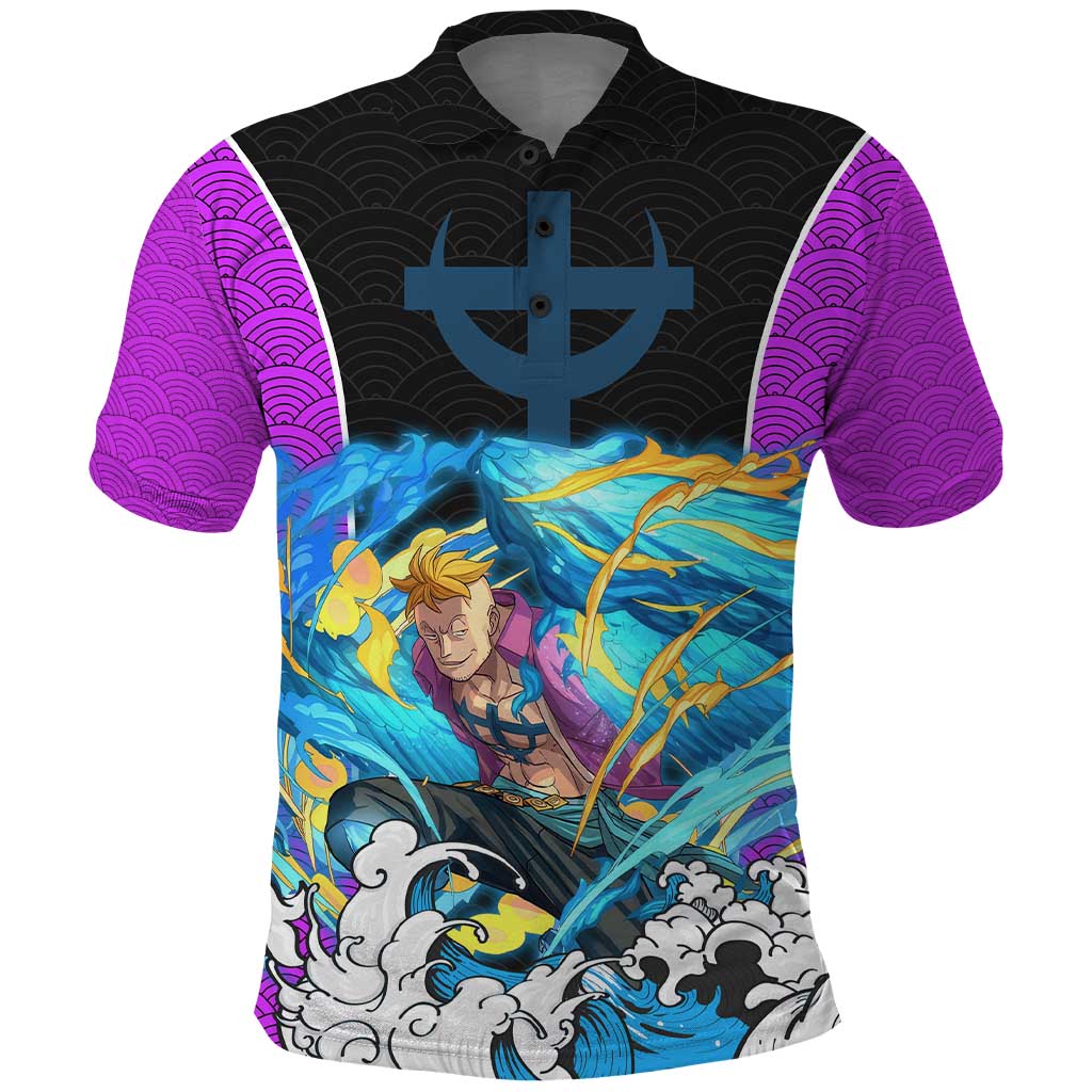 Marco - One Piece Polo Shirt Anime Style