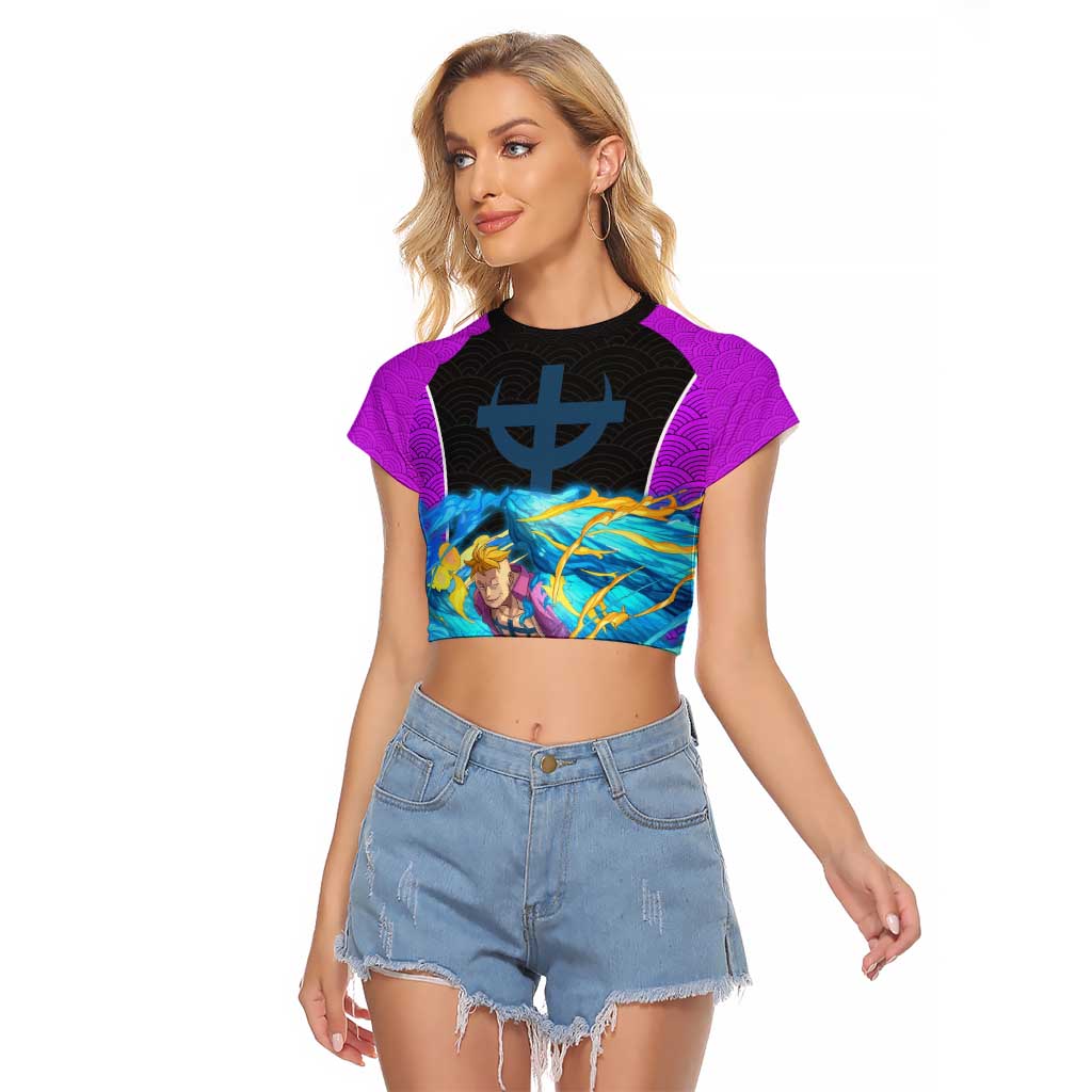 Marco - One Piece Raglan Cropped T Shirt Anime Style