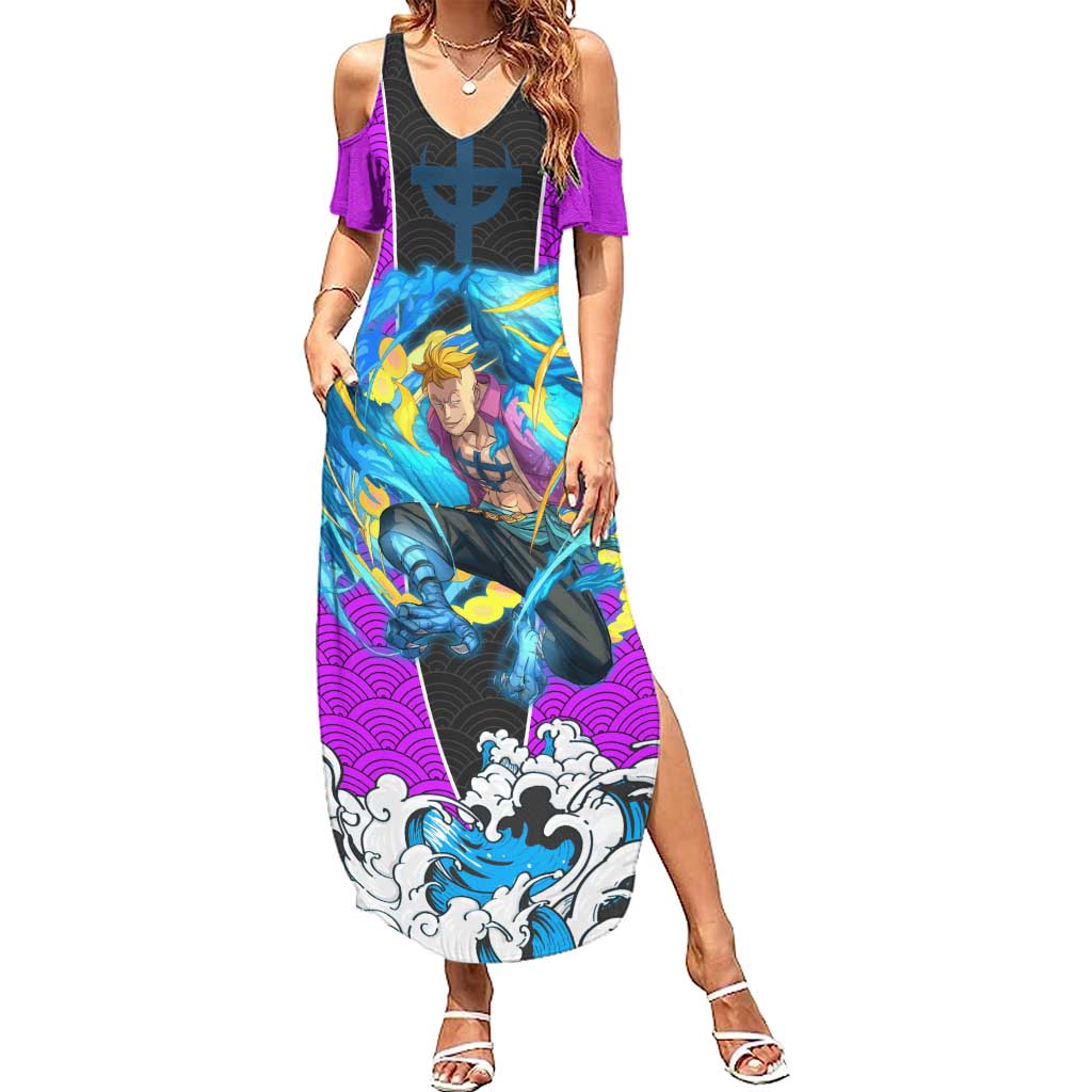 Marco - One Piece Summer Maxi Dress Anime Style