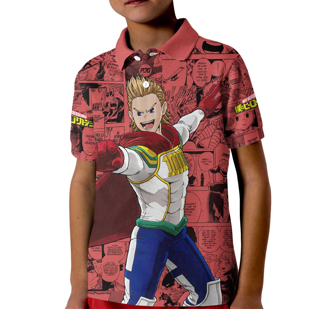 Mirio Toogata - My Hero Academia Kid Polo Shirt Anime Mix Manga Style