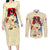 Meowth - Pokemon Couples Matching Long Sleeve Bodycon Dress and Long Sleeve Button Shirt Anime Style