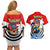 Ash Ketchum - Pokemon Couples Matching Off Shoulder Short Dress and Hawaiian Shirt Anime Style