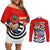 Ash Ketchum - Pokemon Couples Matching Off Shoulder Short Dress and Long Sleeve Button Shirt Anime Style