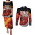 AOT Giant Titan - Attack On Titan Couples Matching Puletasi and Long Sleeve Button Shirt Anime Style