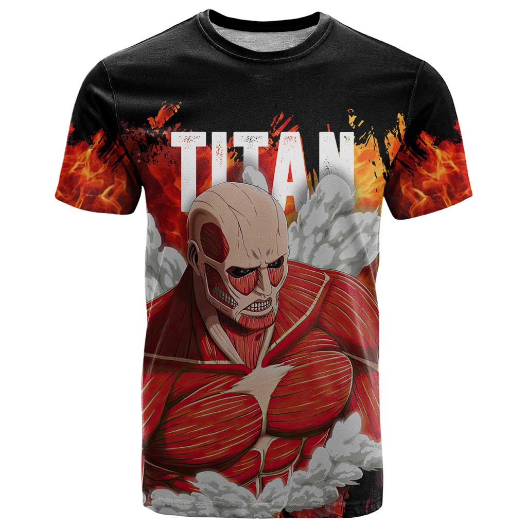 AOT Giant Titan - Attack On Titan T Shirt Anime Style