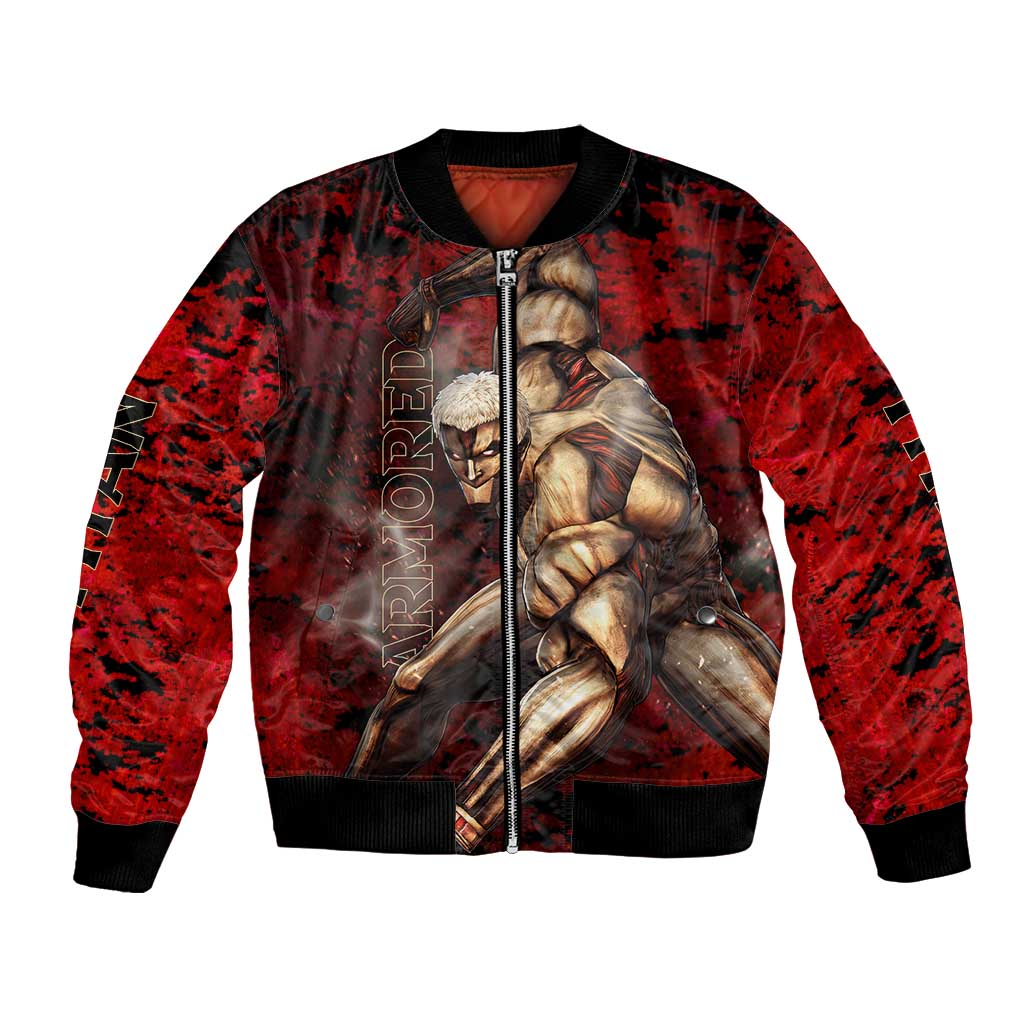 AOT Armored Titan - Attack On Titan Bomber Jacket Anime Style