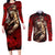 AOT Armored Titan - Attack On Titan Couples Matching Long Sleeve Bodycon Dress and Long Sleeve Button Shirt Anime Style