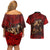 AOT Armored Titan - Attack On Titan Couples Matching Off Shoulder Short Dress and Hawaiian Shirt Anime Style