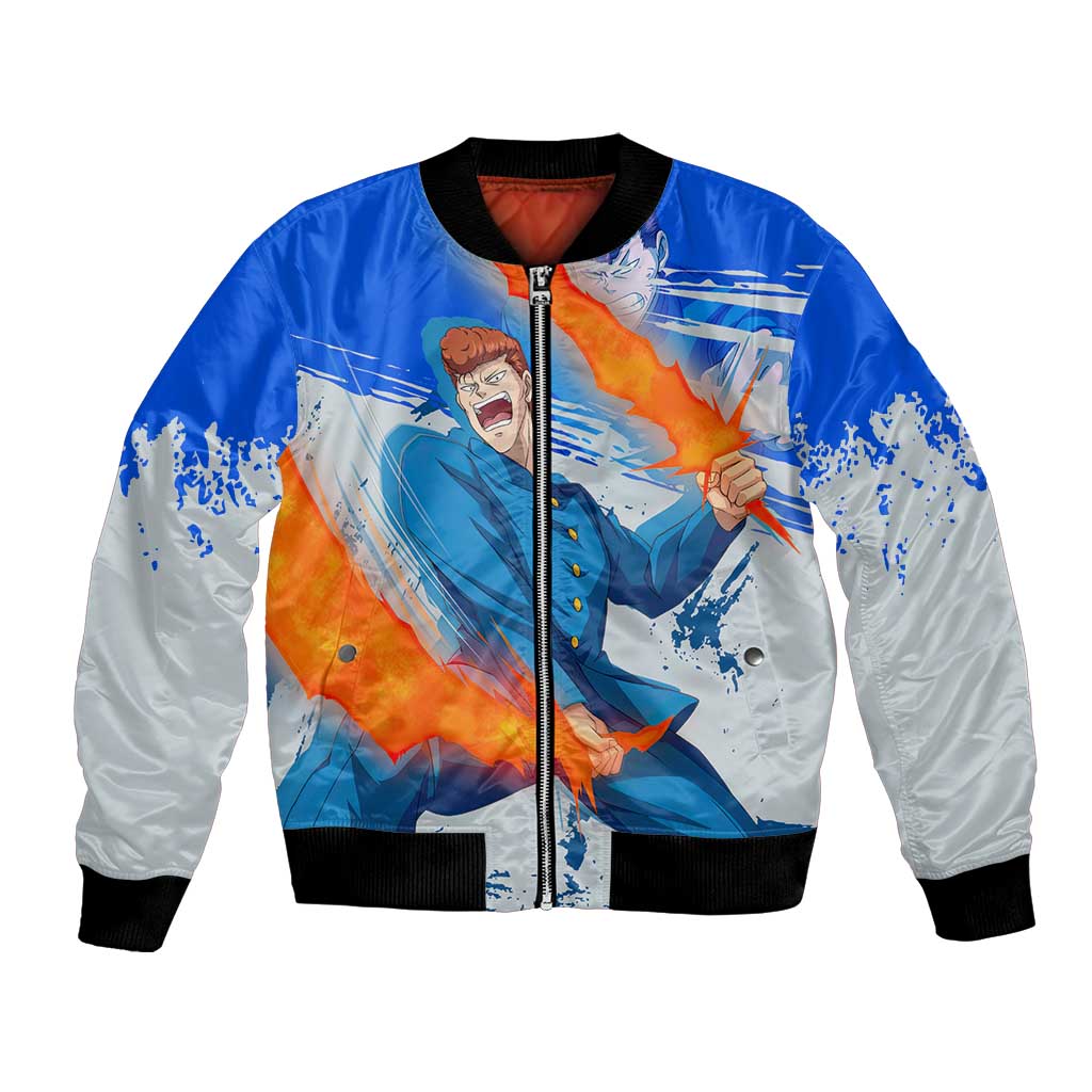 Kazuma Kuwabara - Yu yu Hakusho Bomber Jacket Anime Style