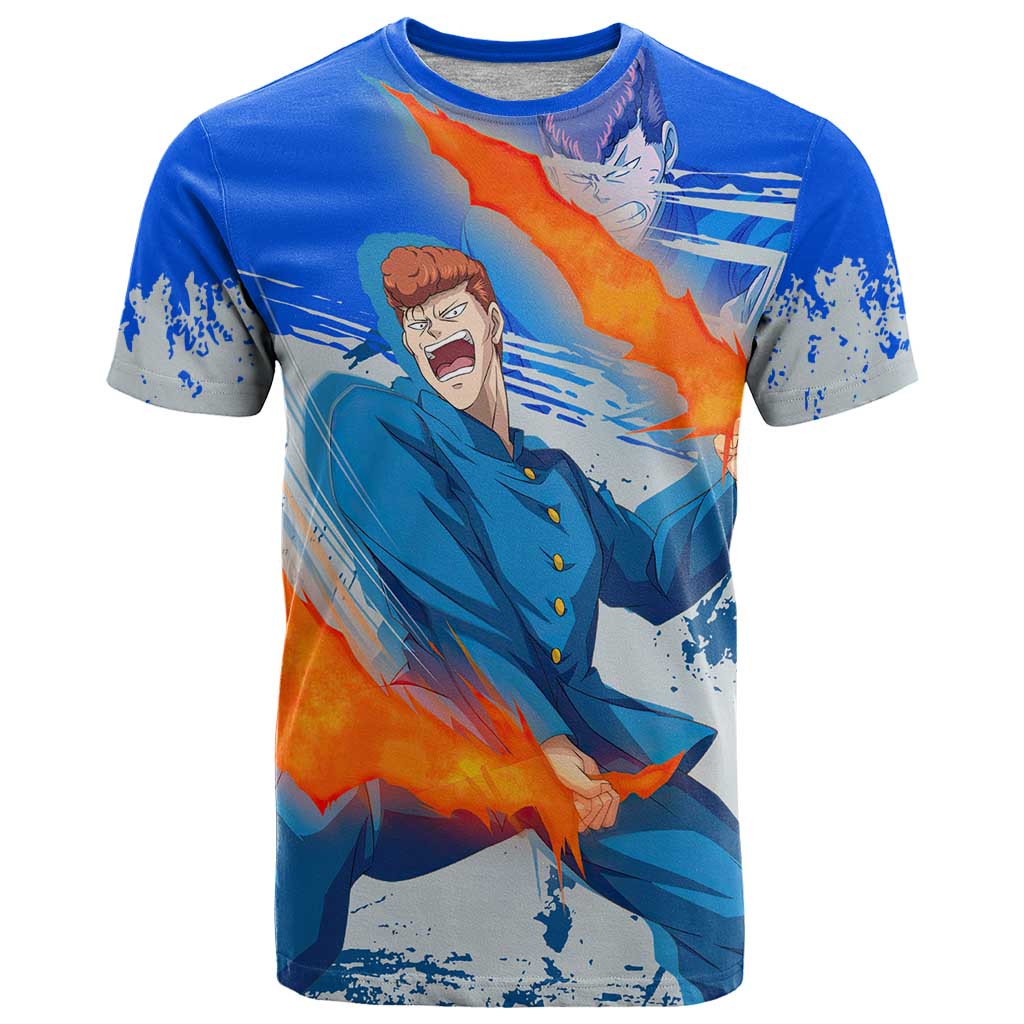 Kazuma Kuwabara - Yu yu Hakusho T Shirt Anime Style