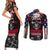 skull-couples-matching-short-sleeve-bodycon-dress-and-long-sleeve-button-shirts-american-demon