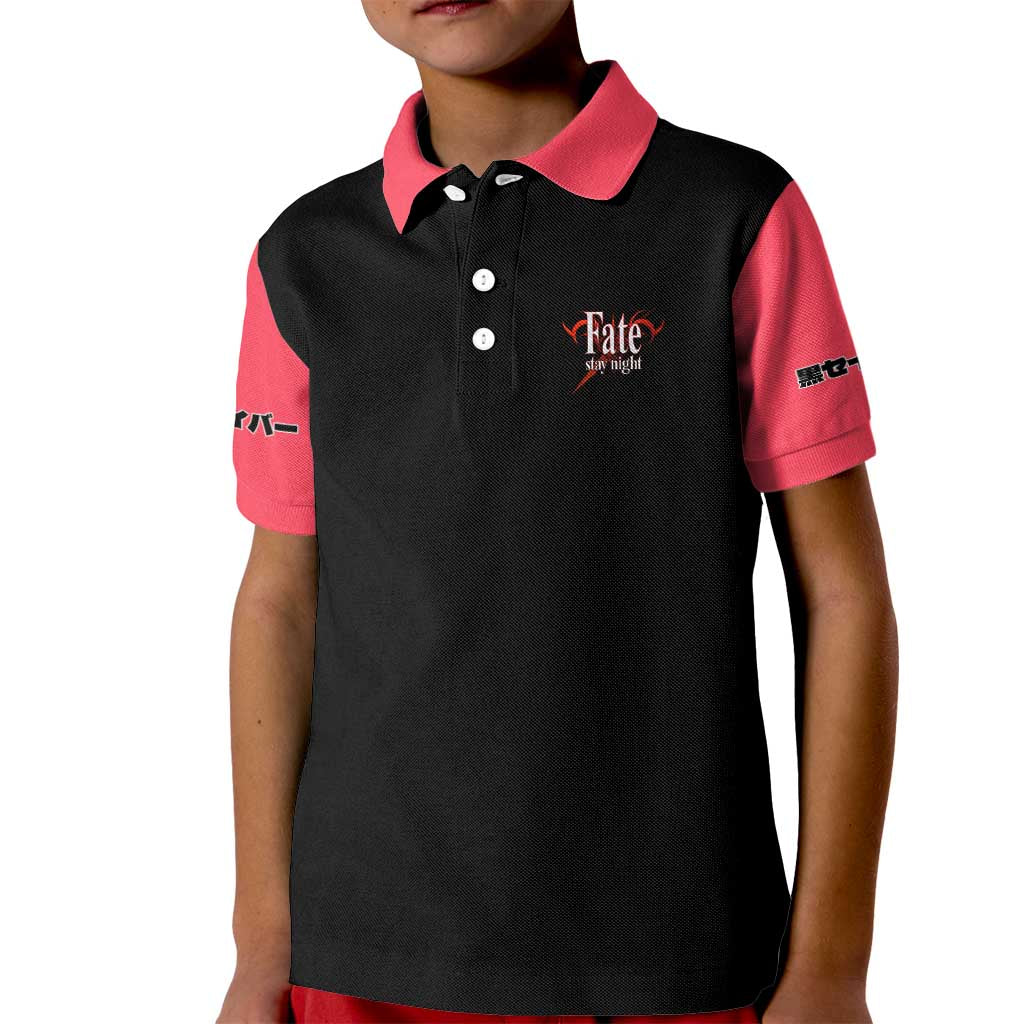 Saber Alter Fate Stay Night Heaven’s Feel Kid Polo Shirt Anime Style