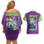 Shinji Ikari x Eva 01 Neon Genesis Evangelion Couples Matching Off Shoulder Short Dress and Hawaiian Shirt Anime Style