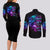 karma-fairy-three-skulls-couples-matching-long-sleeve-bodycon-dress-and-long-sleeve-button-shirt