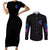 karma-fairy-three-skulls-couples-matching-short-sleeve-bodycon-dress-and-long-sleeve-button-shirt