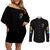 karma-fairy-rose-smoke-skull-couples-matching-off-shoulder-short-dress-and-long-sleeve-button-shirt