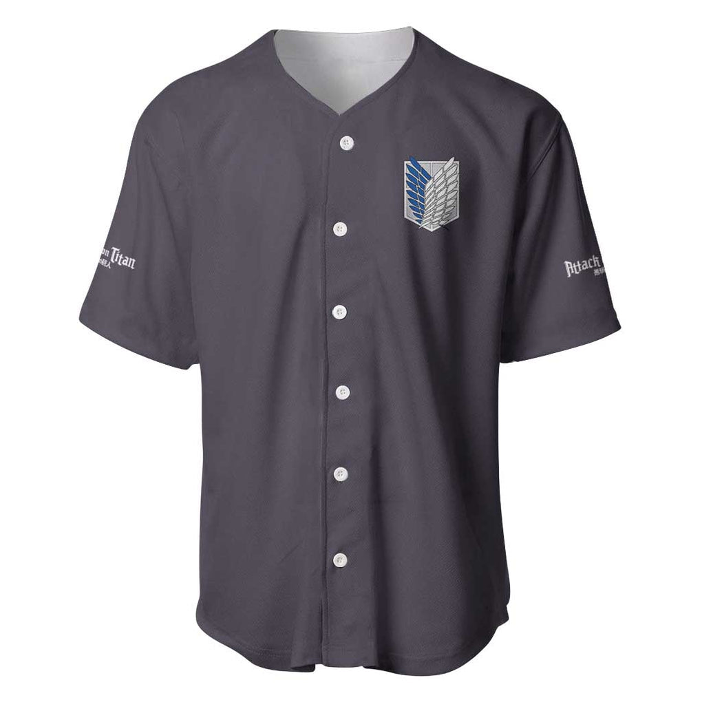 Final Chapter Attack on Titan Baseball Jersey Japan Anime Style