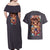 Final Chapter Attack on Titan Couples Matching Off Shoulder Maxi Dress and Hawaiian Shirt Japan Anime Style