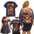 Final Chapter Attack on Titan Family Matching Off Shoulder Short Dress and Hawaiian Shirt Japan Anime Style