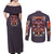 Eren Yeager Story Attack on Titan Couples Matching Off Shoulder Maxi Dress and Long Sleeve Button Shirt Japan Anime Style