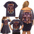 Eren Yeager Story Attack on Titan Family Matching Off Shoulder Short Dress and Hawaiian Shirt Japan Anime Style