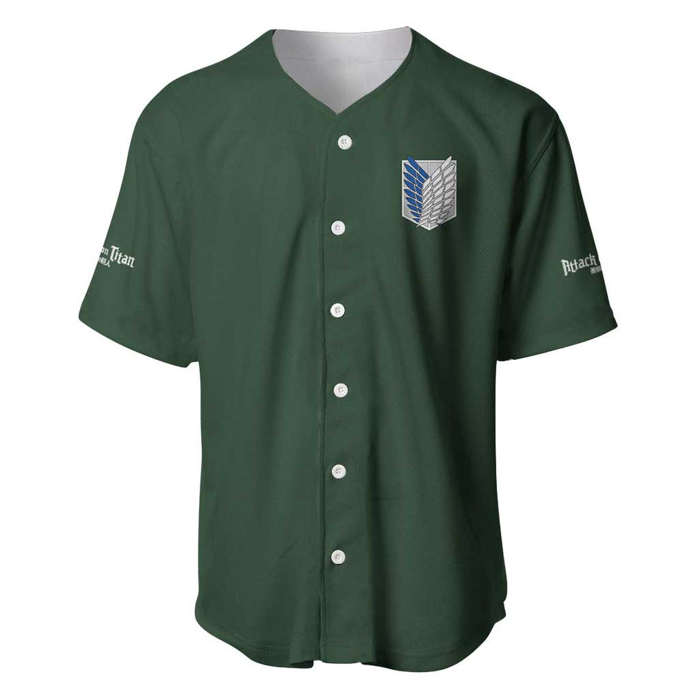 Return to Shiganshina Attack on Titan Baseball Jersey Japan Anime Style