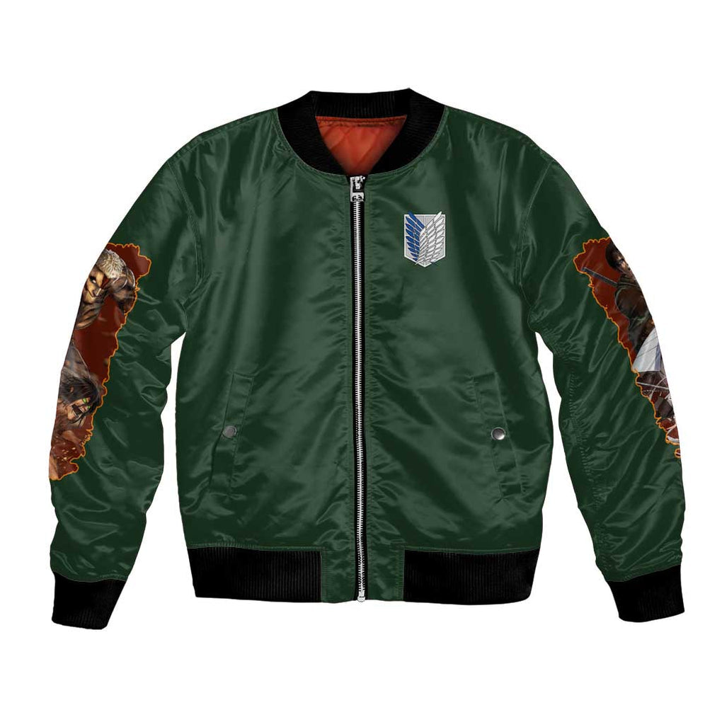 Return to Shiganshina Attack on Titan Bomber Jacket Japan Anime Style