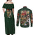 Return to Shiganshina Attack on Titan Couples Matching Off Shoulder Maxi Dress and Long Sleeve Button Shirt Japan Anime Style