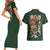 Return to Shiganshina Attack on Titan Couples Matching Short Sleeve Bodycon Dress and Hawaiian Shirt Japan Anime Style