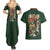 Return to Shiganshina Attack on Titan Couples Matching Summer Maxi Dress and Hawaiian Shirt Japan Anime Style