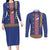 Jotaro Kujo - JJBA Anime Couples Matching Long Sleeve Bodycon Dress and Long Sleeve Button Shirt