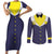 Josuke Higashikata - JJBA Couples Matching Short Sleeve Bodycon Dress and Long Sleeve Button Shirt