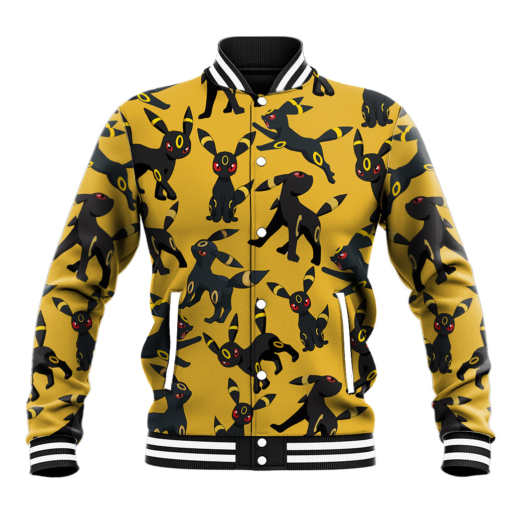 Umbreon Pattern Style Baseball Jacket