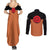 Uzumaki - Naruto Anime Couples Matching Summer Maxi Dress and Long Sleeve Button Shirt