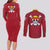 Monkey D. Luffy - One Piece Couples Matching Long Sleeve Bodycon Dress and Long Sleeve Button Shirt