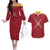 Monkey D. Luffy - One Piece Couples Matching Off The Shoulder Long Sleeve Dress and Hawaiian Shirt