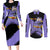 Dr. Hedo - Super - Dragon Ball Couples Matching Long Sleeve Bodycon Dress and Long Sleeve Button Shirt