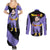 Dr. Hedo - Super - Dragon Ball Couples Matching Summer Maxi Dress and Long Sleeve Button Shirt