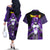 Black Frieza - Dragon Ball Super Couples Matching Off The Shoulder Long Sleeve Dress and Hawaiian Shirt