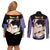 Gotenks - Dragon Ball Couples Matching Off Shoulder Short Dress and Long Sleeve Button Shirt