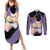 Gotenks - Dragon Ball Couples Matching Summer Maxi Dress and Long Sleeve Button Shirt